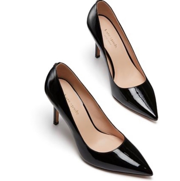 kate spade Shoes - Kate Spade Vida Black Patent Pumps